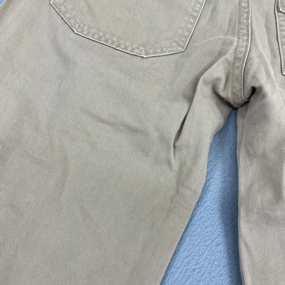 Forever 21 Womens XS Khaki Tan Cotton‎ Wide Leg Cargo Utility Pants Vtg Y2K USA - Picture 13 of 14